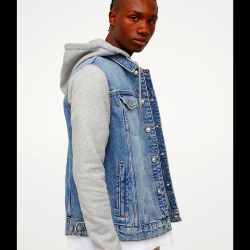 H&M mens denim Hoodie combo 3xl